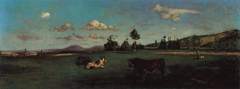 Landskap fra Saint-Sauveur - Frédéric Bazille