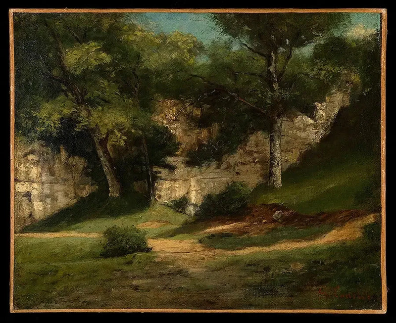 Landskap fra Saintonge - Gustave Courbet