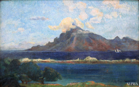 Paysage de Te Vaa (Tahiti) - Paul Gauguin - Reproductions de tableaux et peintures haut de gamme