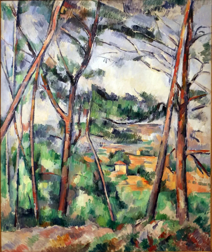 Landskap i områdene rundt Aix (Arc-sletten) - Paul Cézanne
