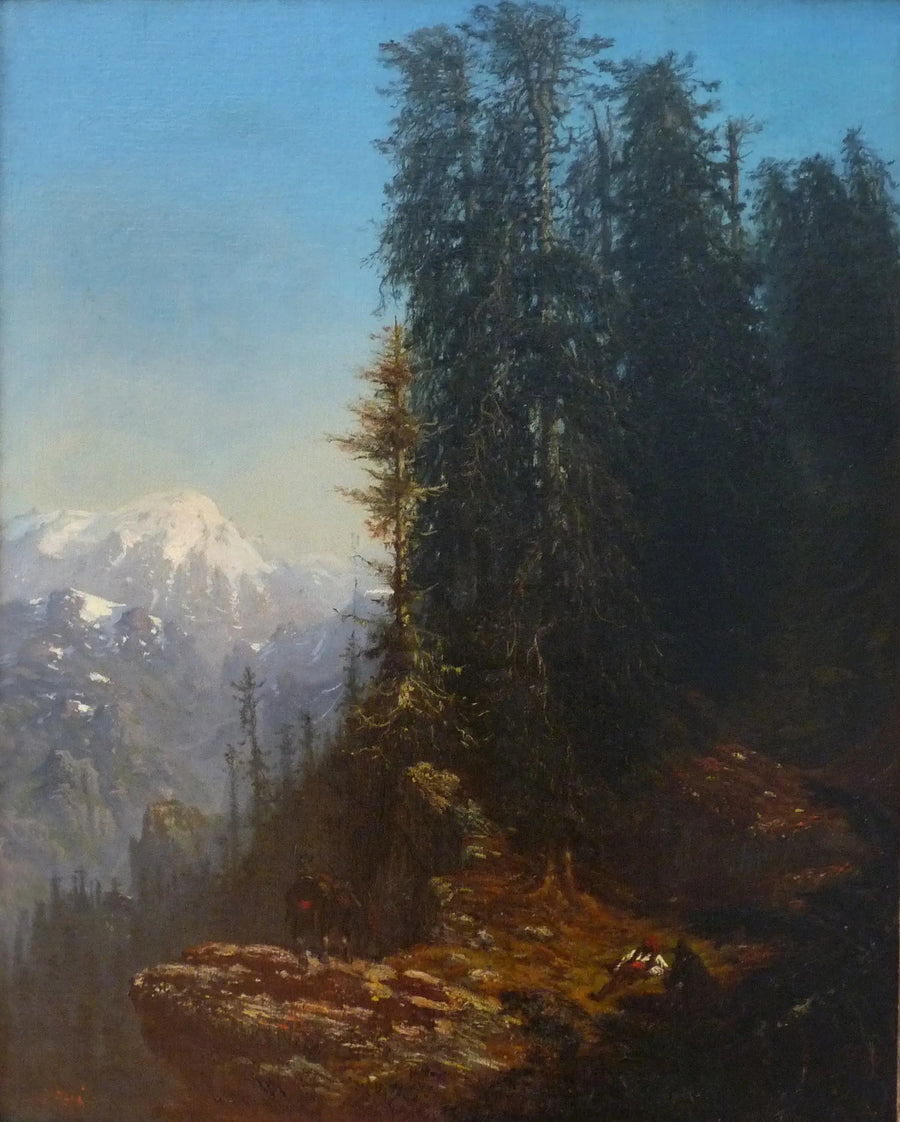 Pyrénées-landskap - Gustave Doré