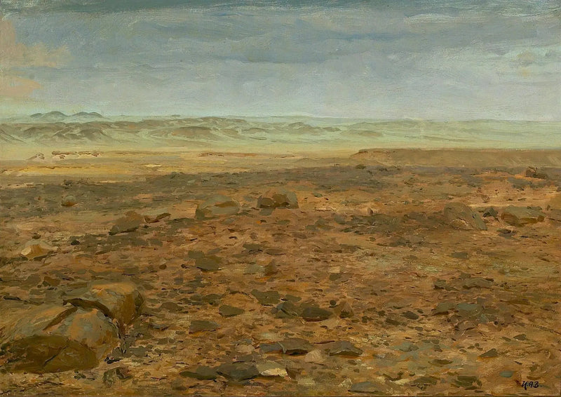 Ørkenlandskap i Nord-Afrika. - H. A. Brendekilde

Source:
Paysage désertique d'Afrique du Nord. - H. A. Brendekilde