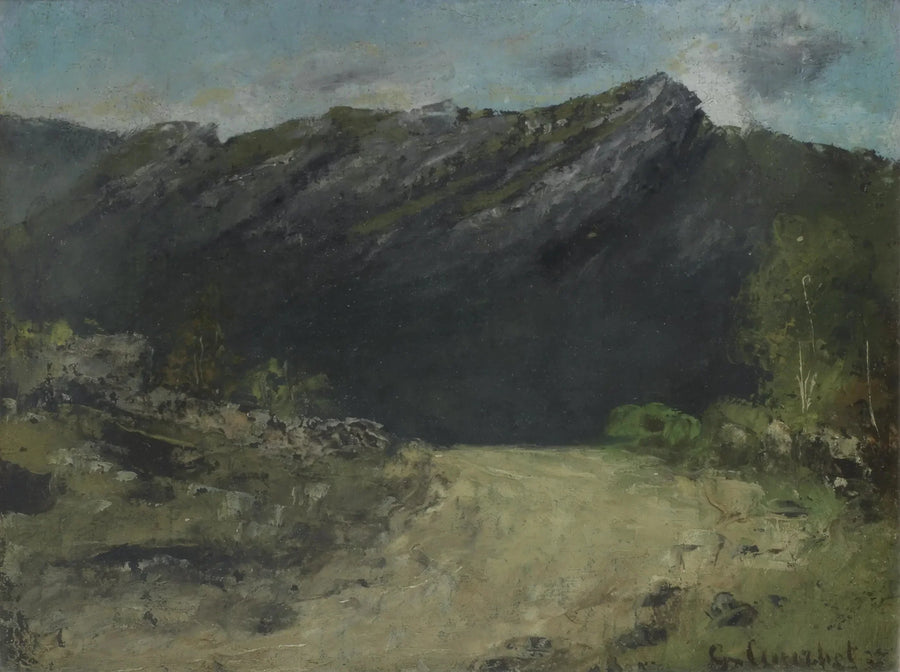 Jura-landskap - Gustave Courbet