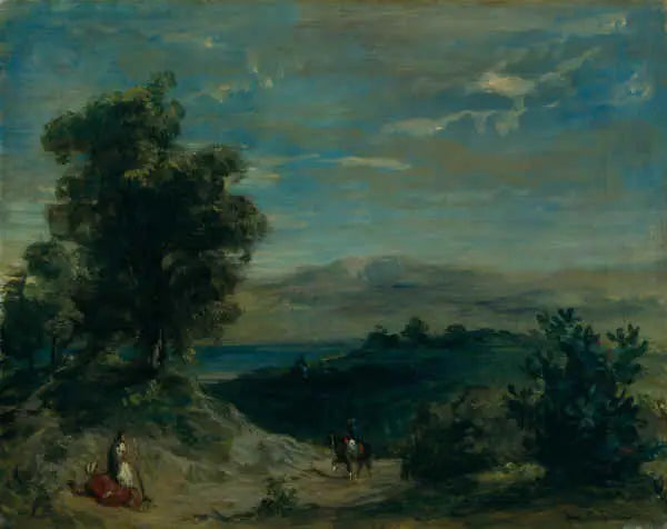 Landskap fra Marokko - Eugène Delacroix