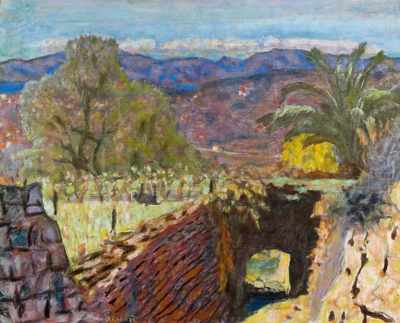 Landskap fra Midi i mistralvær - Pierre Bonnard