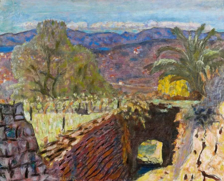 Landskap fra Midi i mistralvær - Pierre Bonnard