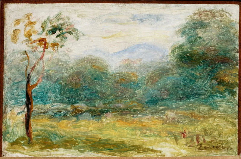Landskap fra Sør-Frankrike (Cagnes-sur-Mer) - Pierre-Auguste Renoir