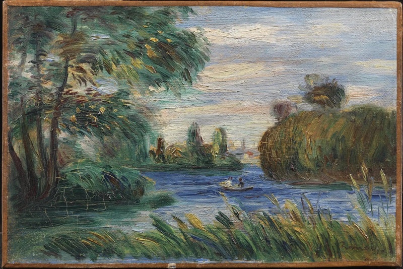 Elvlandskap - Pierre-Auguste Renoir