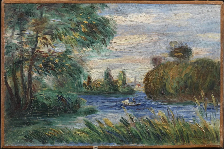 Elvlandskap - Pierre-Auguste Renoir