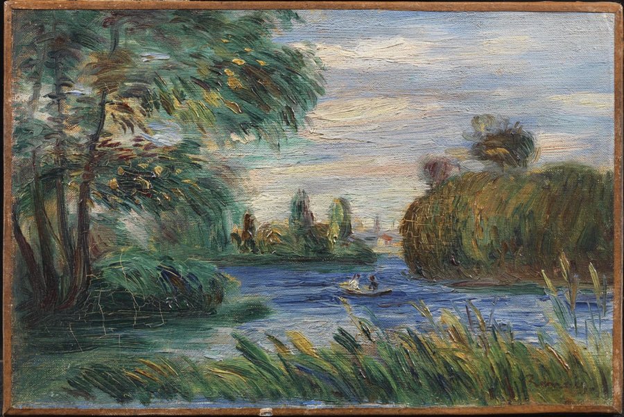 Elvlandskap - Pierre-Auguste Renoir