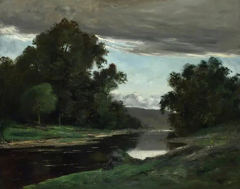 Landskap - Gustave Courbet