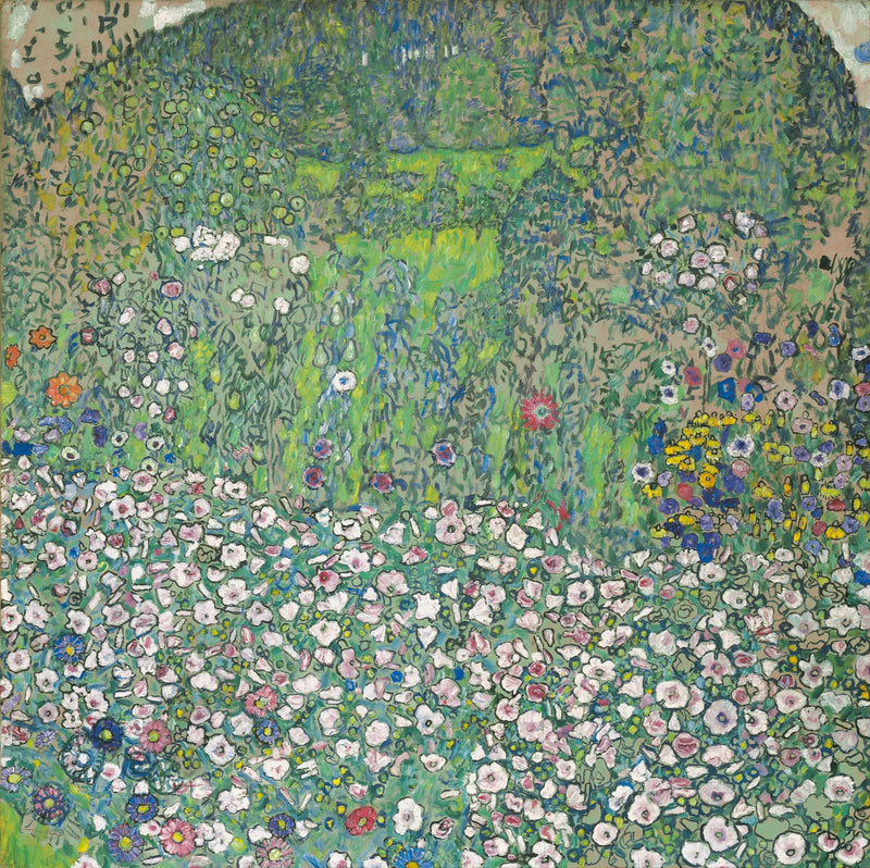 Hageutsikt med en høyde - Gustav Klimt