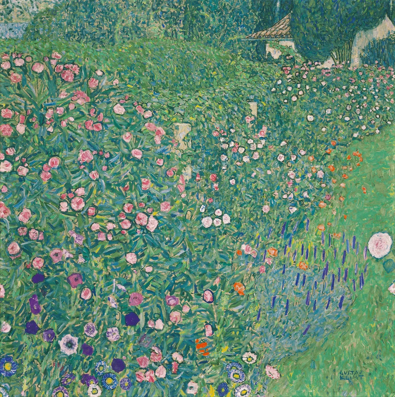 Italiensk hage landskap - Gustav Klimt