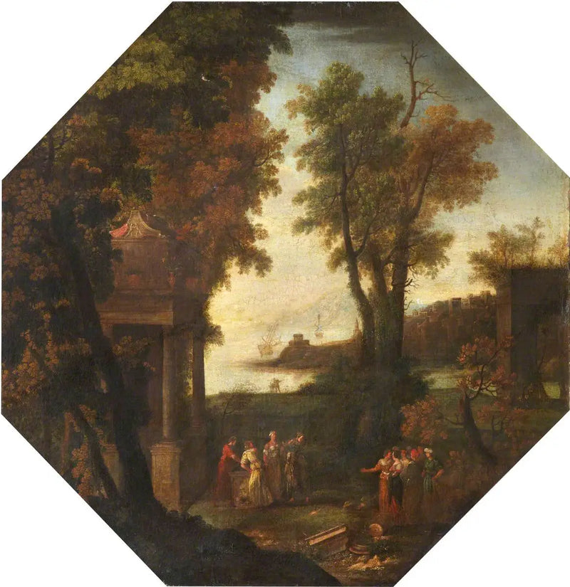 Italiensk landskap - Claude Lorrain
