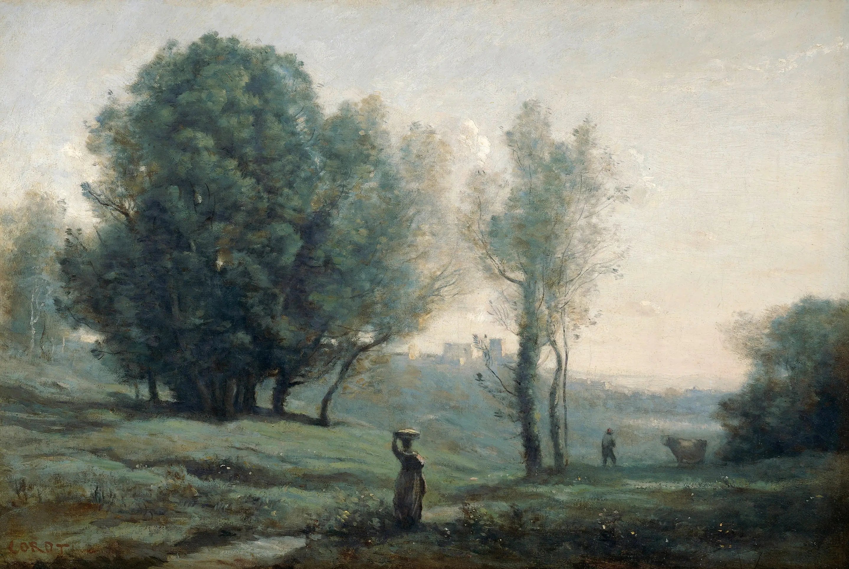 Paysage - Jean-Baptiste Camille Corot - Alpha Reproduction