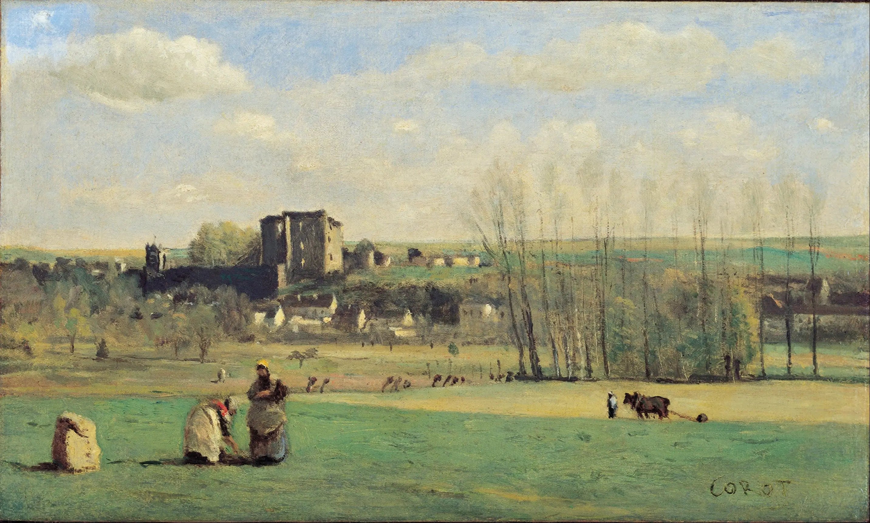 Paysage La Ferté-Milon - Jean-Baptiste Camille Corot - Alpha Reproduction