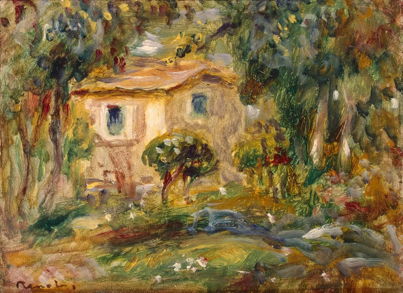 Landskap. Le Cannet - Pierre-Auguste Renoir