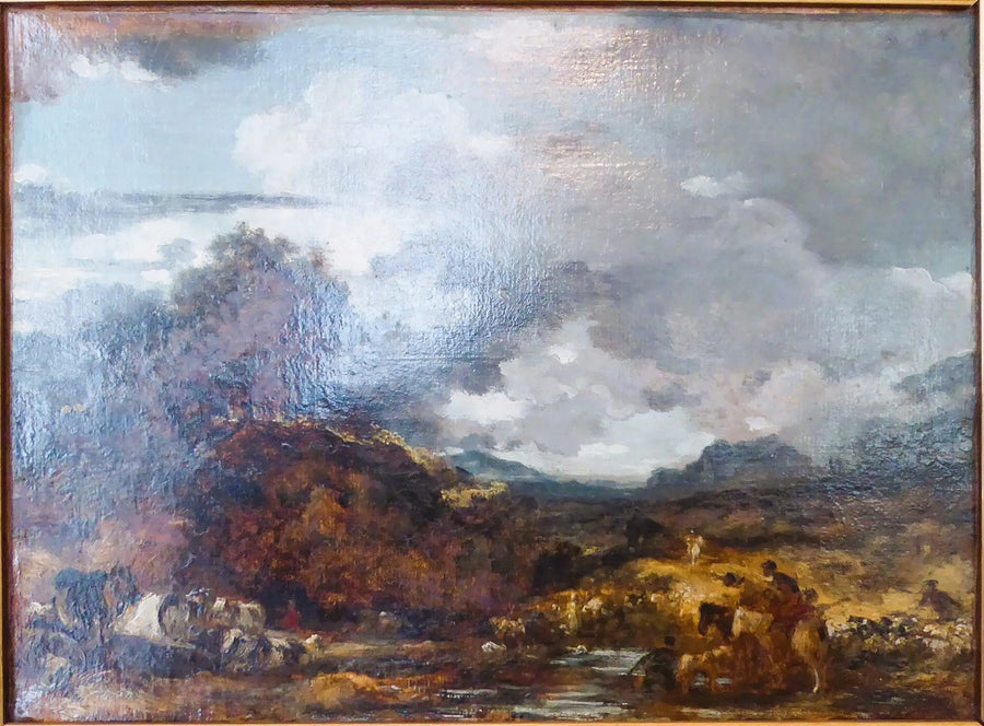 Landskap (Broen) - Jean-Honoré Fragonard