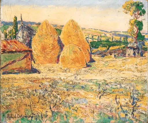 Landskap, høyene - Robert Delaunay