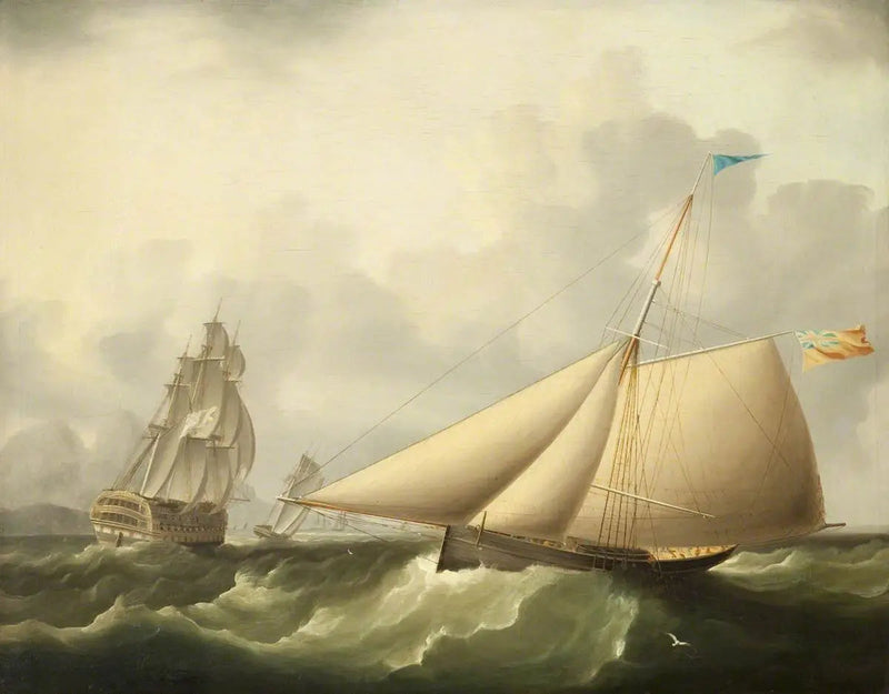 Marin landskap - James E. Buttersworth