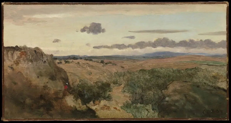 Fjellandskap - Jean-Baptiste Camille Corot
