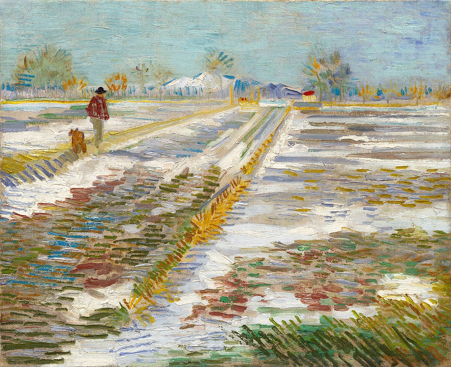 Snødekt landskap - Vincent van Gogh