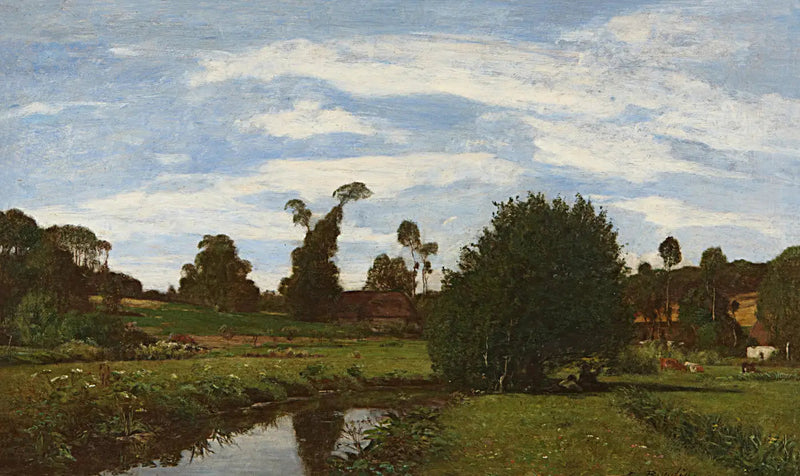 Normannsk landskap - Eugène Boudin