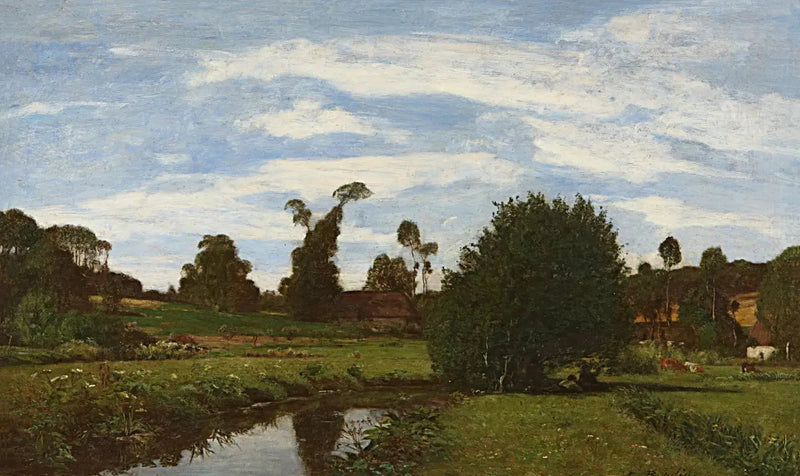 Normannsk landskap - Eugène Boudin