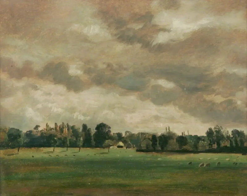 Skyet landskap - John Constable