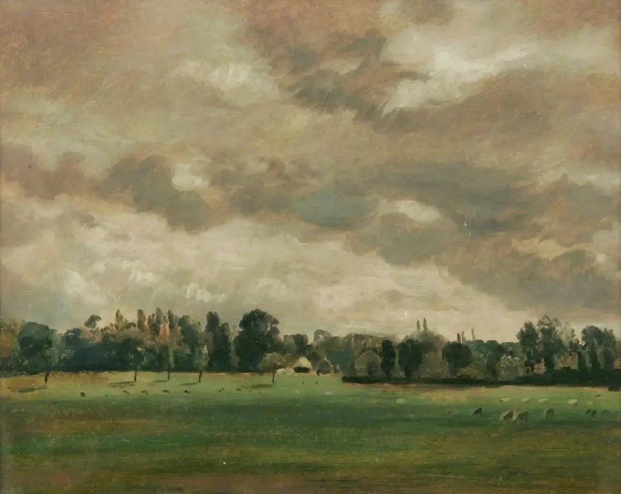 Skyet landskap - John Constable