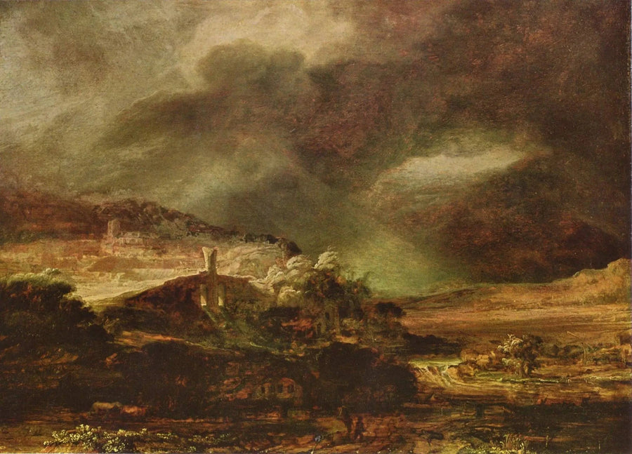 Stormlandskap - Rembrandt