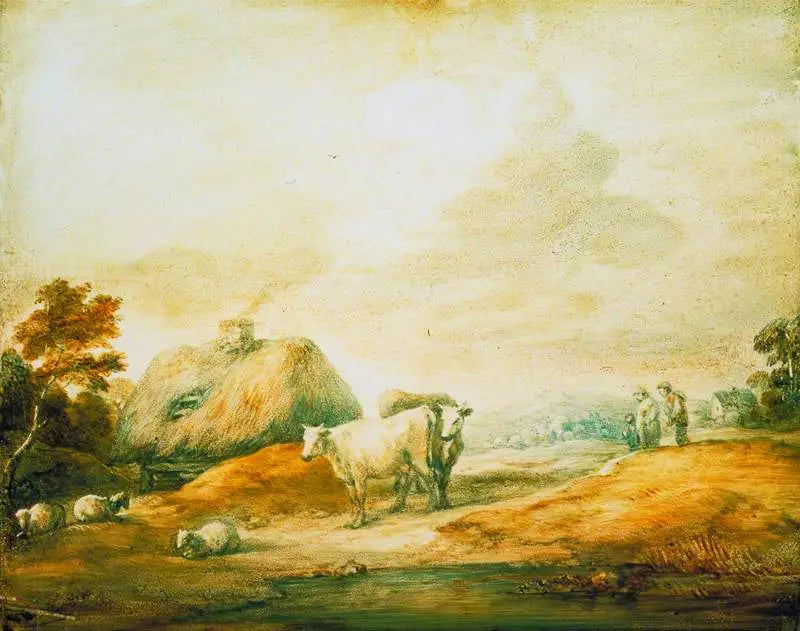 Åpent landskap med bønder, kyr, sauer, hytter og svømmebasseng - Thomas Gainsborough

Source:
Paysage ouvert avec paysans, vaches, moutons, chalets et piscine - Thomas Gainsborough