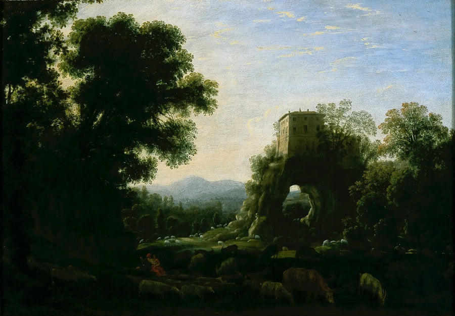 Landskap med landsbygd - Claude Lorrain