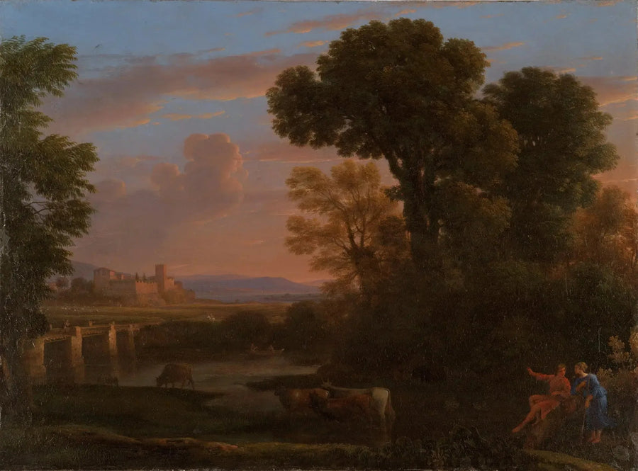 Landskap med landsbygd - Claude Lorrain