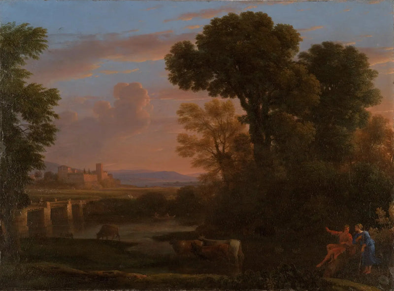 Landskap med landsbygd - Claude Lorrain