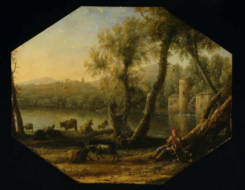 Landskap med landsbygd - Claude Lorrain