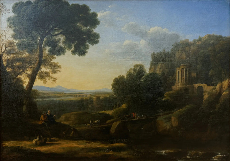 pastoral landskap - Claude Lorrain