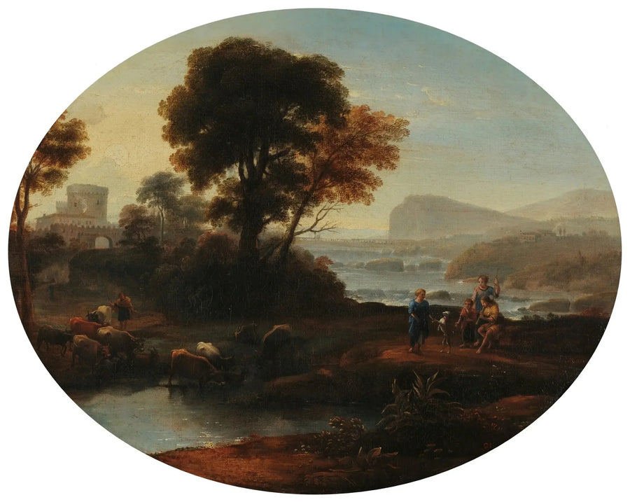 Landskap med landsbygd - Claude Lorrain