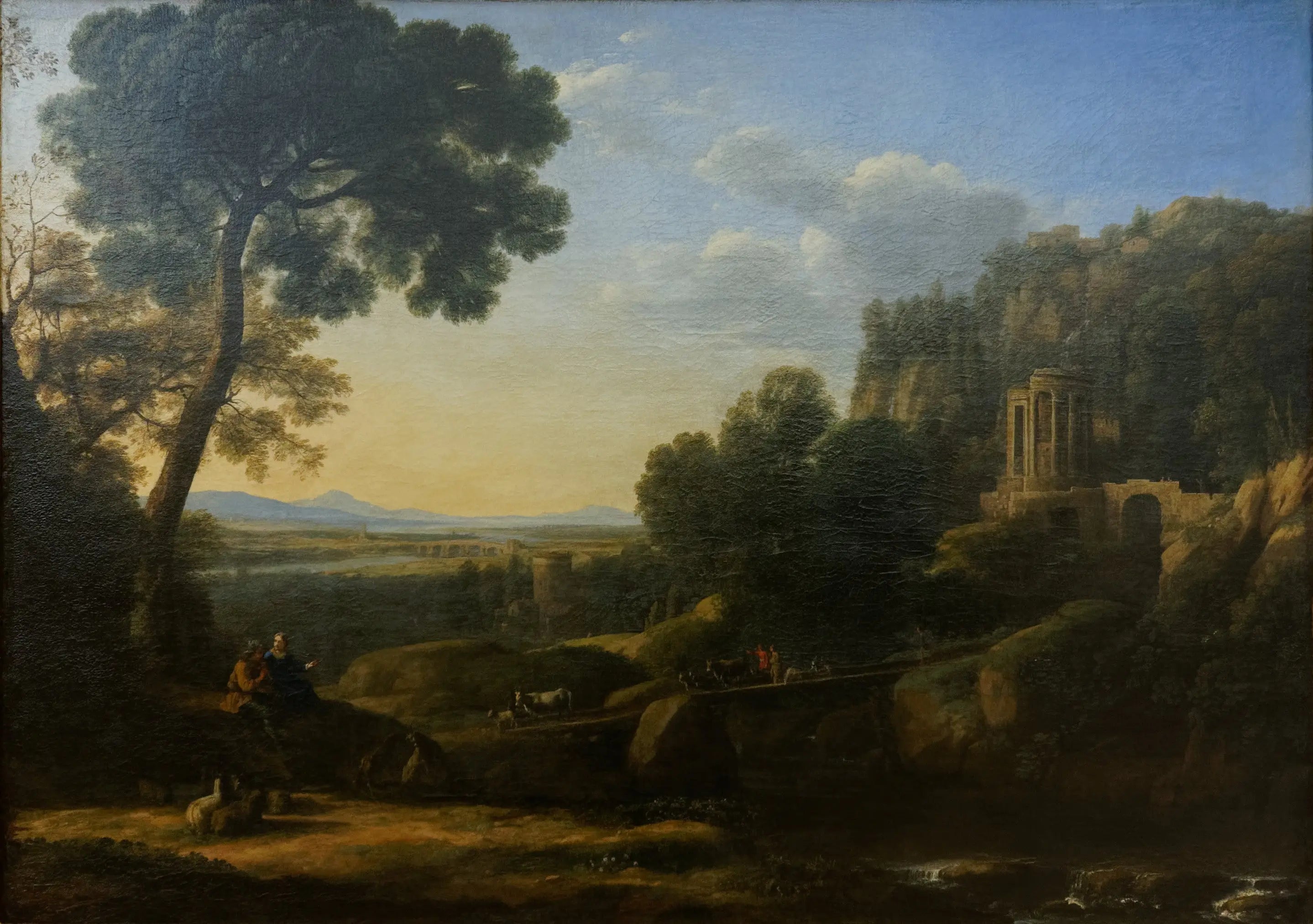 paysage pastoral - Claude Lorrain - Alpha Reproduction