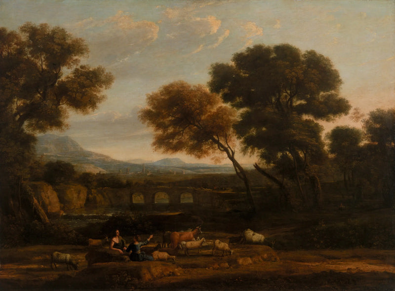 Landskap med landsbygd - Claude Lorrain