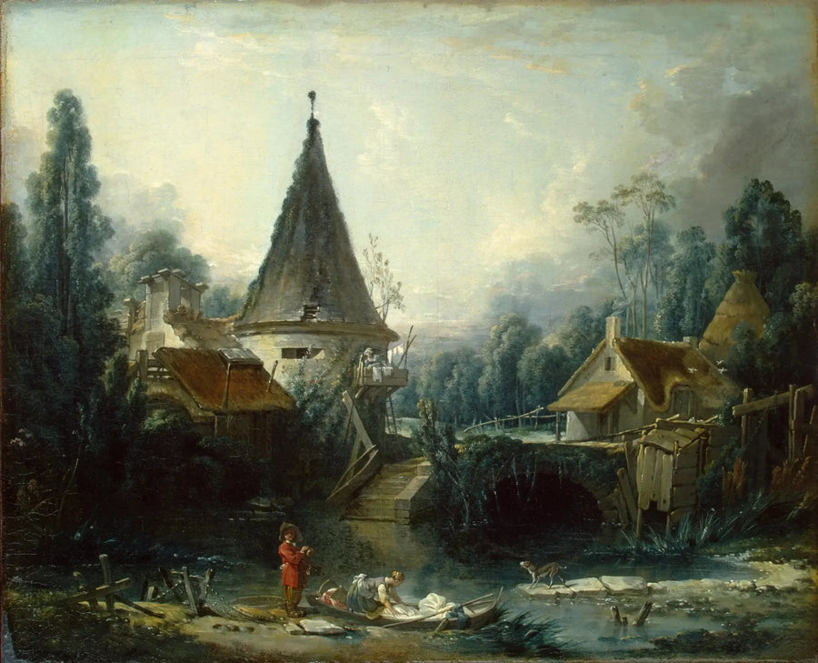 Landskap nær Beauvais - François Boucher