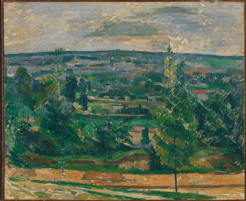 Landskap nær Melun - Paul Cézanne