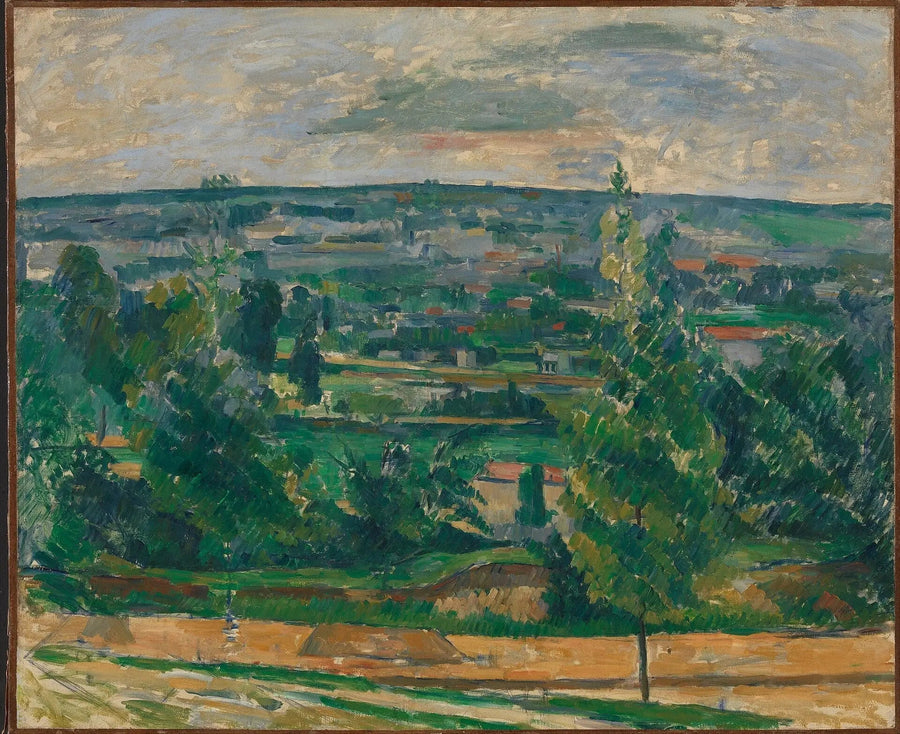 Landskap nær Melun - Paul Cézanne