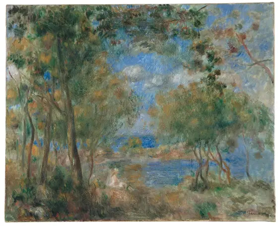 Landskap nær Noirmoutier - Pierre-Auguste Renoir