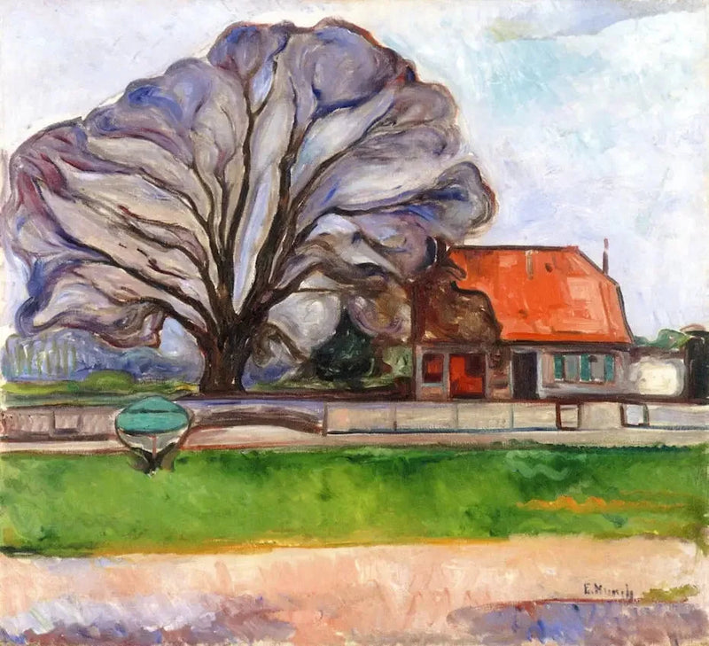 Landskap nær Travemünde - Edvard Munch