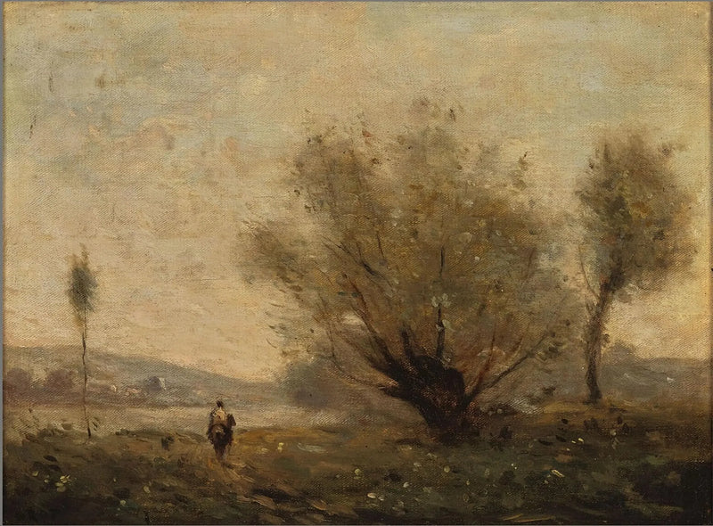 Landskap nær Ville d'Avray - Jean-Baptiste Camille Corot