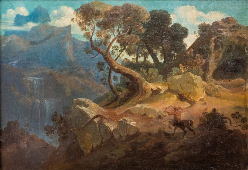 Rockslandskap med en kentaur på jakt - Arnold Böcklin

Source:
Paysage rocheux avec un centaure en chasse - Arnold Böcklin