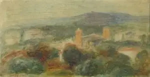 Landskap, Saint-Paul de Vence - Pierre-Auguste Renoir