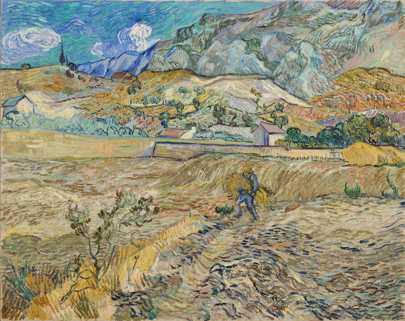 Landskap i Saint-Rémy - Vincent van Gogh