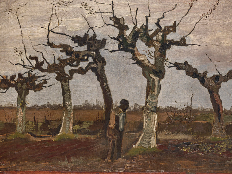 Landskap med piletrær - Vincent van Gogh